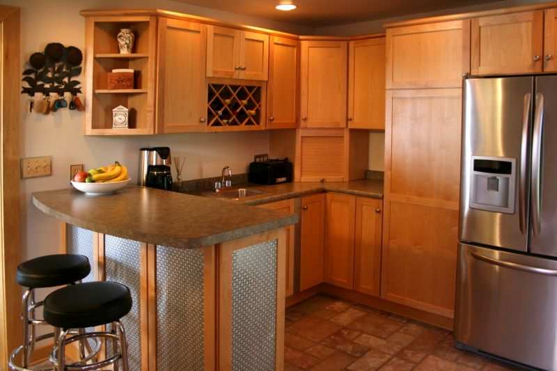 Cherry Cabinet Refacing in Carmel, IN