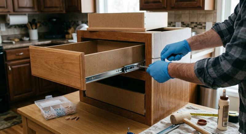 Cabinet Drawer Remodeling in Terre Haute, IN