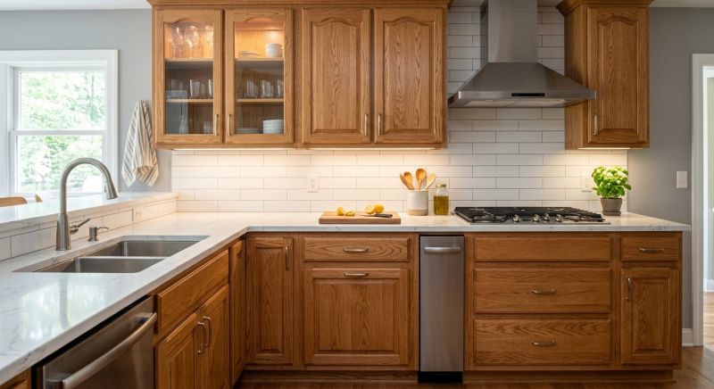 Oak Cabinet Remodeling in Terre Haute, IN