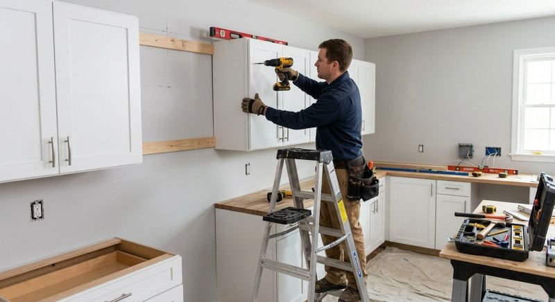 Pine Cabinets Installation in Muncie, IN