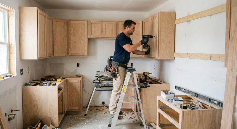 Rustic Cabinets Installation in Muncie, IN